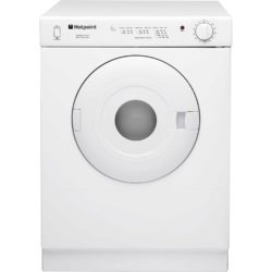 Hotpoint V4D01P 4kg Compact Vented Tumble Dryer in White